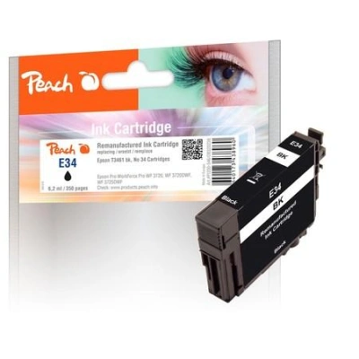 PEACH kompatibilní cartridge Epson T3461, No 34, Black, 6,8 ml, 320238