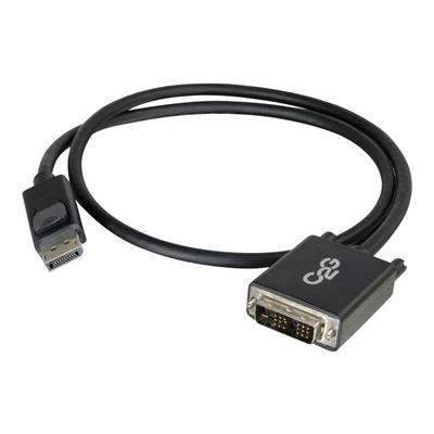 C2G 3m DisplayPort to Single Link DVI-D Adapter Cable M/M - DP to DVI - Black - Kabel DisplayPort - jeden spoj - DisplayPort (M) do DVI-D (M) - 3 m - černá