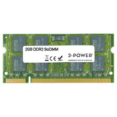 2-Power 2GB MultiSpeed 533/667/800 MHz DDR2 SoDIMM 2Rx8 (DOŽIVOTNÍ ZÁRUKA), MEM0702A