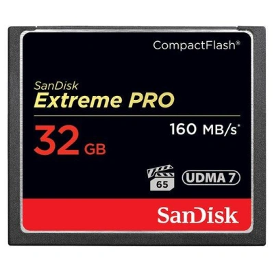 SanDisk Extreme Pro 32GB Compact Flash / VPG 65 / UDMA7 / 160mb/s