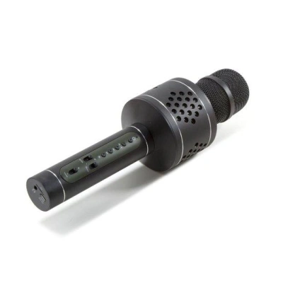 Technaxx PRO bluetooth karaoke mikrofon 2x3W repro LED RGB a funkcí TWS černá BT X35 4686, 4686