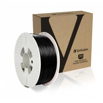 VERBATIM 3D tisková struna PETG / Filament / průměr 1,75mm / 1kg / černá (black), 55052