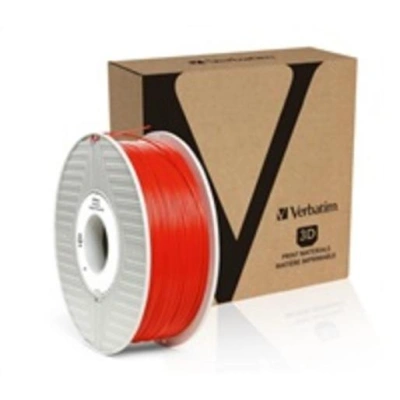 VERBATIM 3D tisková struna PLA / Filament / průměr 1,75mm / 1kg / červená (red), 55320
