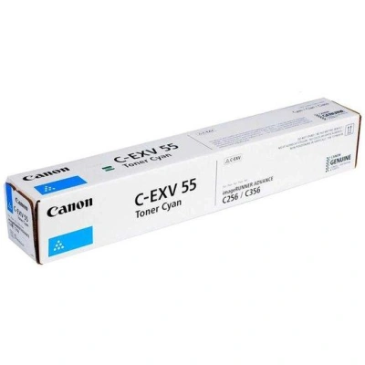 Canon originální  TONER CEXV55 CYAN iR-ADV C256/C257/C356/C357   18 000 stran A4 (5%) - CHIPLESS, 2183C002