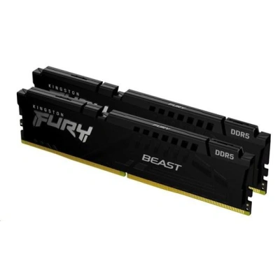 KINGSTON FURY Beast Black 32GB DDR5 4800MHz / CL38 / DIMM / Kit 2x 16GB, KF548C38BBK2-32