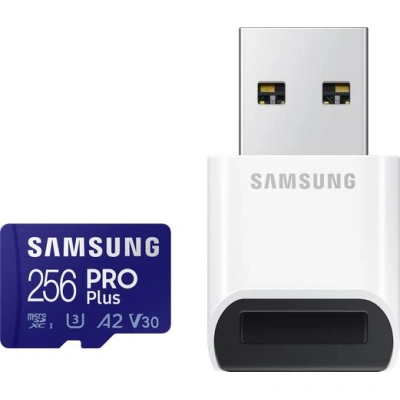Paměťová karta Samsung microSDXC PRO Plus 256GB se čtečkou (MB-MD256KB)