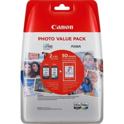 Canon multipack s foto papírem inkoustových náplní PG-545XL/CL-546XL PHOTO VALUE BL, 8286B006