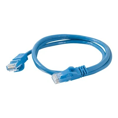 C2G Cat6 Booted Unshielded (UTP) Network Patch Cable - Patch kabel - RJ-45 (M) do RJ-45 (M) - 2 m - UTP - CAT 6 - lisovaný, provedení bez hrbolků, licna - modrá