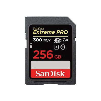 SanDisk Extreme Pro - Paměťová karta flash - 256 GB - UHS-II U3 / Class10 - SDXC UHS-II, SDSDXDK-256G-GN4IN