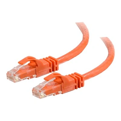 C2G Cat6 Booted Unshielded (UTP) Network Patch Cable - Patch kabel - RJ-45 (M) do RJ-45 (M) - 2 m - UTP - CAT 6 - lisovaný, provedení bez hrbolků, licna - oranžová