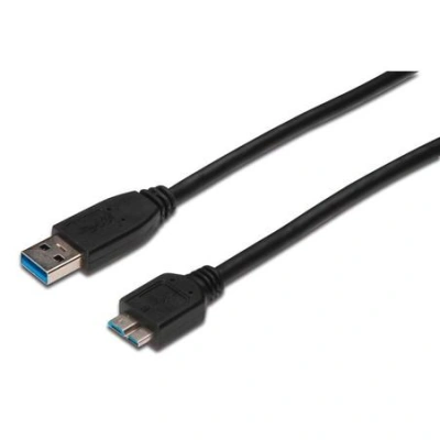 Digitus USB 3.0 kabel, USB A - Micro USB B, M / M, 1,8 m,UL, bl