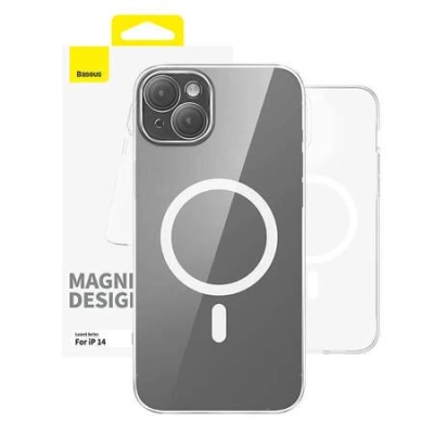 Magnetické pouzdro na telefon pro iP 14 Baseus OS-Lucent Series (čiré)