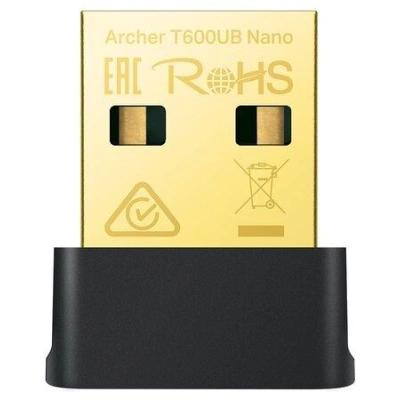 TP-Link Archer T600UB Nano AC 600 USB adaptér, 2,4/5GHz, Bluetooth 4.2, USB 2.0, Archer T600UB Nano