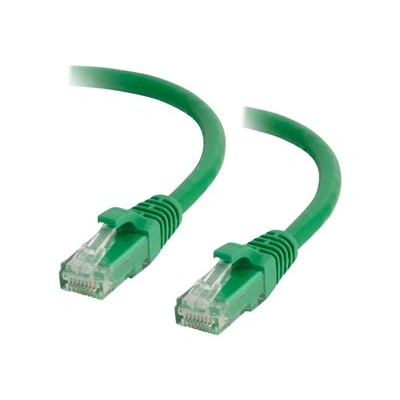 C2G Cat5e Booted Unshielded (UTP) Network Patch Cable - Patch kabel - RJ-45 (M) do RJ-45 (M) - 3 m - UTP - CAT 5e - lisovaný, provedení bez hrbolků, licna - zelená