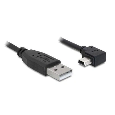 Delock kabel USB 2.0 A-samec > USB mini-B 5-pin samec pravoůhlý, 0,5 metru