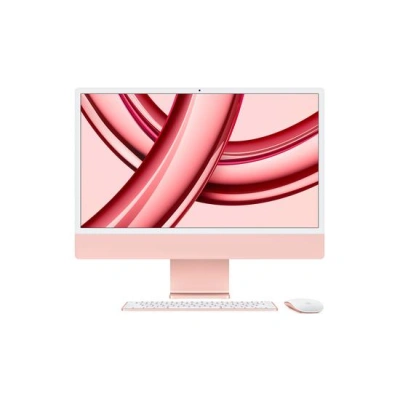 Apple iMac 24/23,5"/4480 x 2520/M3/8GB/512GB SSD/M3/Sonoma/Pink/1R, MQRU3SL/A