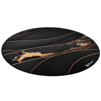 AROZZI Zona Floorpad Black Gold/ ochranná podložka na podlahu/ kulatá 121 cm průměr/ černozlatý design, AZ-ZONA-PAD-BKGD