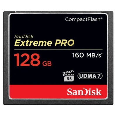 SanDisk Extreme Pro 128GB Compact Flash / VPG 65 / UDMA7 / 160mb/s