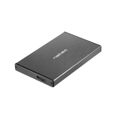 Externí box pro HDD 2,5" USB 3.0 Natec Rhino Go, černý, hliníkové tělo, NKZ-0941