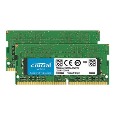 Crucial - DDR4 - sada - 8 GB: 2 x 4 GB - SO-DIMM 260-pin - 2666 MHz / PC4-21300 - CL19 - 1.2 V - bez vyrovnávací paměti - bez ECC, CT2K4G4SFS8266
