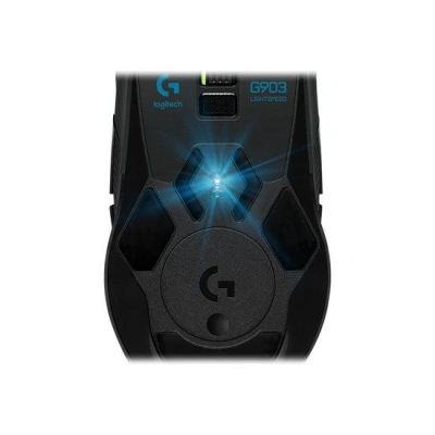 Logitech herní myš G903 LIGHTSPEED/ bezdrátová/ optická/ 7-11 tlačítek/ 16000dpi/ USB/ černá, 910-005672