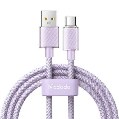 Kabel USB-A na USB-C Mcdodo CA-3655, 100W, 2m (fialový)