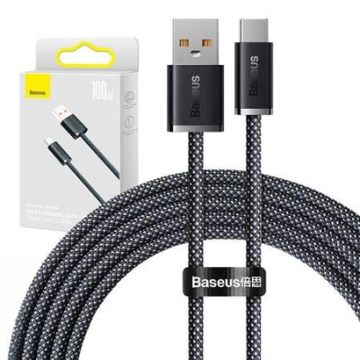 Kabel USB na USB-C Baseus řady Dynamic, 100 W, 2 m (černý)