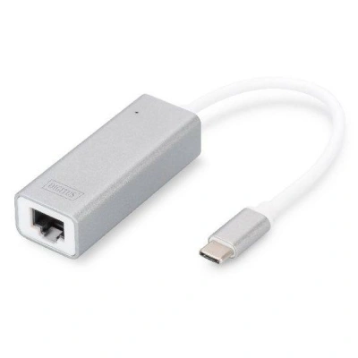 Digitus USB Typ C 3.0 Gigabit Ethernet Adapter, 10/100/1000 Mbps Chipset: RTL8153, DN-3024