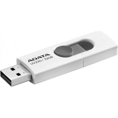 ADATA flash disk 32GB  UV220 USB 2.0 bílo-šedý, AUV220-32G-RWHGY