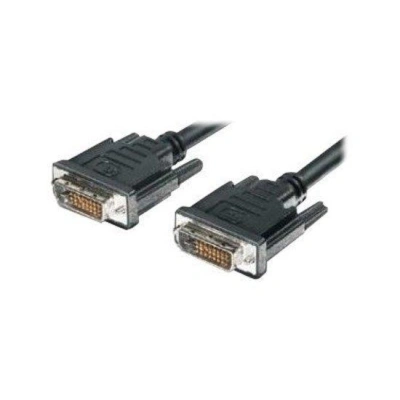 PremiumCord DVI-D propojovací kabel/ dual-link/ DVI(24+1)/ MM/ 5m/ černý