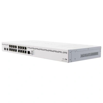 Mikrotik CloudCoreRouter CCR2004-16G-2S+, 4x 1700MHz CPU, 4GB RAM, 16x Gbit LAN, 2x SFP+, 1x USB 3.0,  Dual PSU, L6, CCR2004-16G-2S+