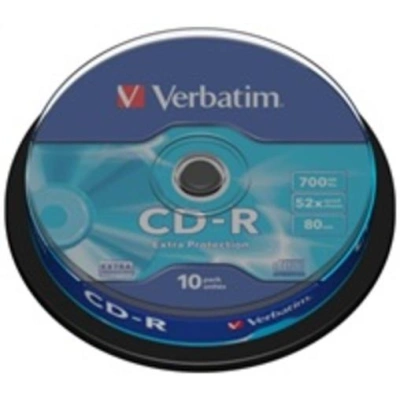 VERBATIM CD-R80 700MB/ 52x/ Extra Protection/ 10pack/ spindle, 43437