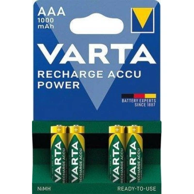 Varta LR03/4BP 1000 mAh Ready to use, 409736,00