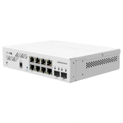 Mikrotik managed Switch CSS610-8G-2S+IN/ 8x Gbit port/ 2x 10G SFP+/ SwOS/ zdroj, CSS610-8G-2S+IN
