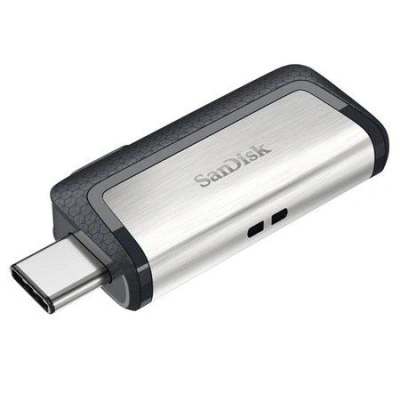 SanDisk Ultra Dual USB-C Drive 32GB / USB 3.0 Typ-C /  USB 3.0 Typ-A / stříbrný, SDDDC2-032G-G46