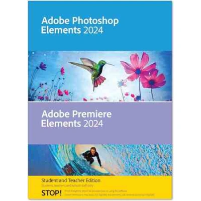 Adobe Photoshop & Adobe Premiere Elements 2024 WIN CZ STUDENT&TEACHER Edition BOX, 65329160