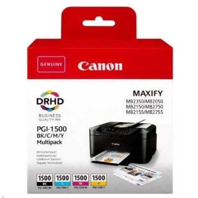 CANON PGI-1500 Ink Cartridge BK/C/M/Y MULTI, 9218B006