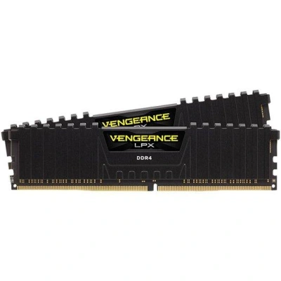 Corsair DDR4 16GB (Kit 2x8GB) Vengeance LPX DIMM 2400MHz CL14 černá, CMK16GX4M2A2400C14