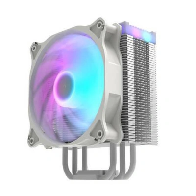 Aktivní chlazení CPU Darkflash Darkair LED (chladič + ventilátor 120x120) bílá, 