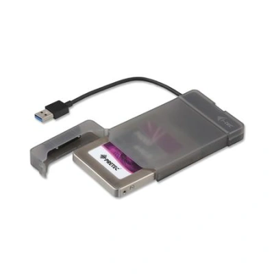 i-tec externí box pro HDD ADVANCE MySafe Easy/ 2,5" SATA/ SSD/ USB 3.0/ černý, MYSAFEU313
