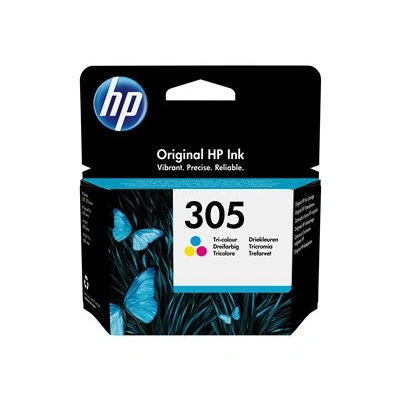 HP 305 Tri-color Original Ink Cartridge, 3YM60AE#301