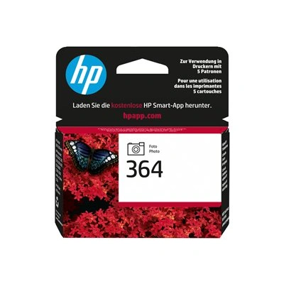 HP 364 Photo Black Inkjet Print Cartridge for D5460, CB317EE