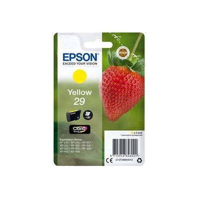 EPSON ink bar Singlepack Yellow 29 Claria Home Ink blistr, C13T29844022