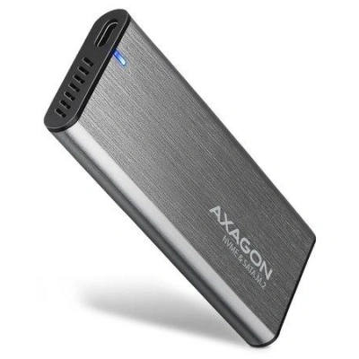 AXAGON box na M.2 NVMe SSD / EEM2-SG2 / USB-C / USB 3.2 Gen2 / kabel 20cm USB-C na USB-A, EEM2-SG2