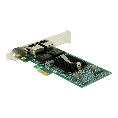 Delock PCI Express Card > 2 x Gigabit LAN - Síťový adaptér - PCIe 2.0 nízký profil - Gigabit Ethernet x 2, 89944