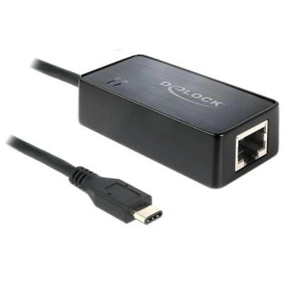 Delock adapter SuperSpeed USB (USB 3.1, Gen 1) s USB Type-C samec > Gigabit LAN 10/100/1000 Mb/s