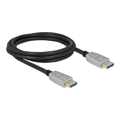 Delock - Kabel DisplayPort - DisplayPort (M) do DisplayPort (M) - DisplayPort 2.0 - 2 m - 10K60Hz (10240x4320) support - bílá