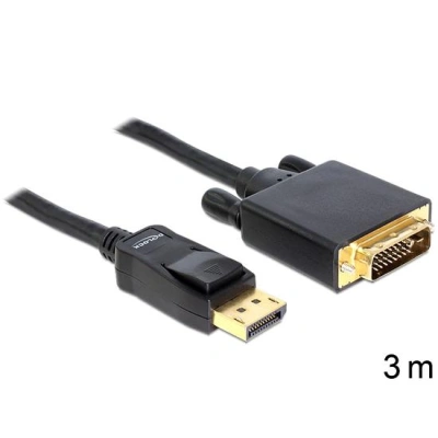 Delock kabel DisplayPort (samec) na DVI 24+1 (samec), 3m