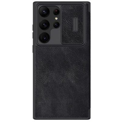 Nillkin Qin Leather Pro pouzdro pro SAMSUNG S23 Ultra (černé)