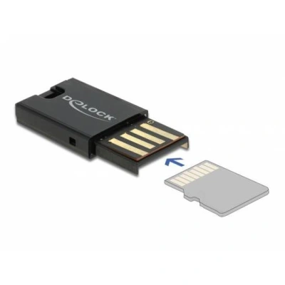 Delock USB 2.0 čtečka karet pro paměťové karty Micro SD, 91603